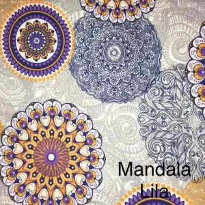 Lona Española Mandala Lila