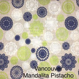 Lona Española Vancouver Mandalita Pistacho