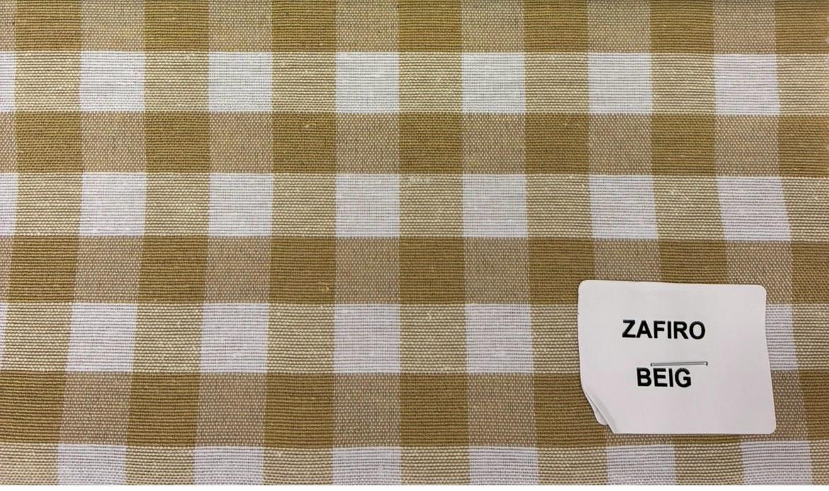 Cuadrillé Algodón Español Zafiro