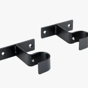 Set Soporte Metal Simple 25 mm Ubicación Muro 2 Unidades